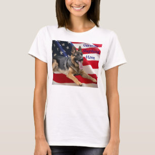 German Shepherd Ma T-Shirt Double Quote