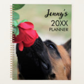 German Shepherd Maandelijkse Planner Boek (Voorkant)