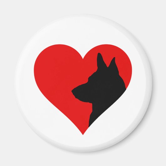 German Shepherd Magneet (Voorkant)