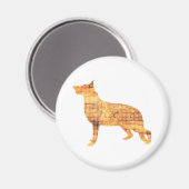 German Shepherd Magneet (Voorkant / Achterkant)