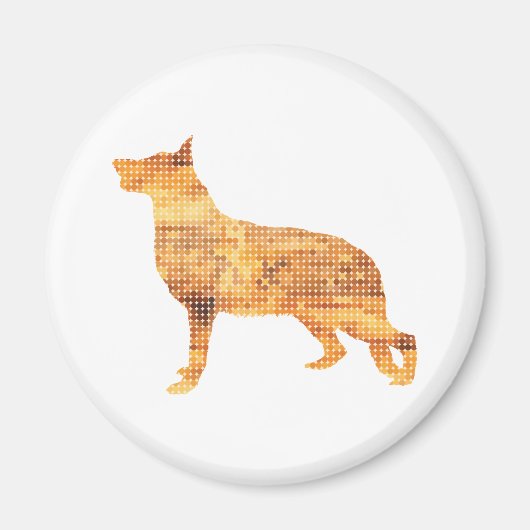 German Shepherd Magneet (Voorkant)