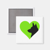 German Shepherd Magneet (Voorkant / Achterkant)