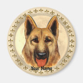 German Shepherd Magneet (Voorkant)