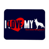 German Shepherd Magneet (Horizontaal)