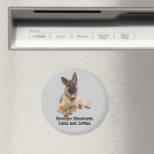 German Shepherd Magnet (Insitu (Vaatwasser))