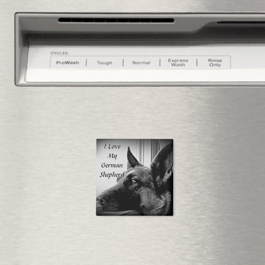 German Shepherd Magnet (Insitu (Vaatwasser))
