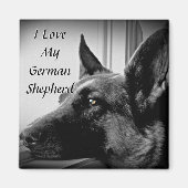 German Shepherd Magnet (Voorkant)
