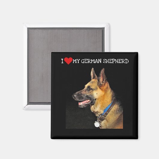 German Shepherd Magnet (Voorkant / Achterkant)