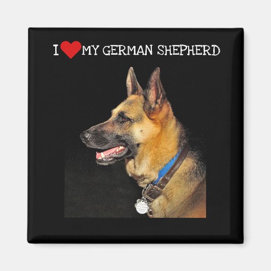 German Shepherd Magnet (Voorkant)