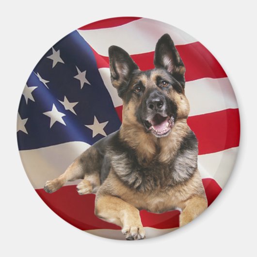 German Shepherd Magnet (Voorkant)