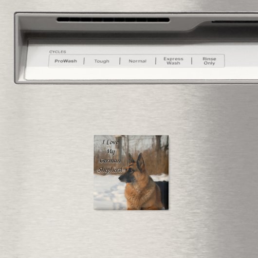 German Shepherd Magnet (Insitu (Vaatwasser))