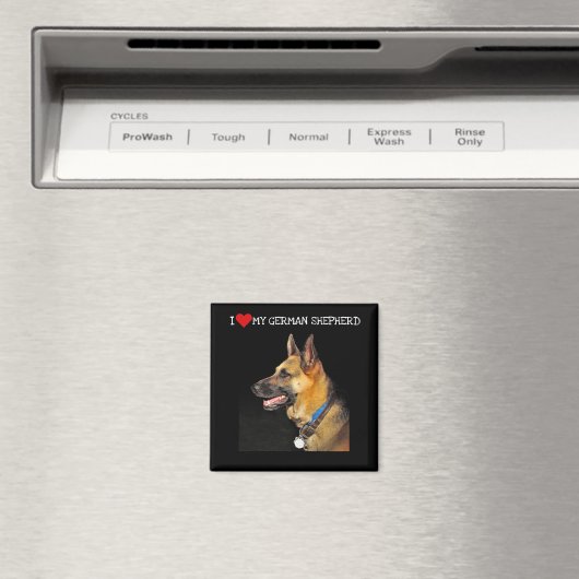 German Shepherd Magnet (Insitu (Vaatwasser))