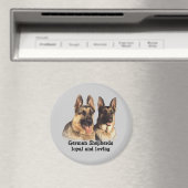 German Shepherd Magnet (Insitu (Vaatwasser))