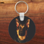 GERMAN SHEPHERD MALE sleutelhanger (Voorkant)