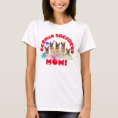 German Shepherd Mam Best Dog Mam Ever T-shirt (Voorkant)