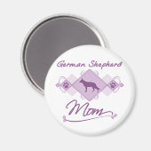 German Shepherd Mam Magneet (Voorkant / Achterkant)