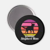 German Shepherd Mam Magneet (Voorkant / Achterkant)