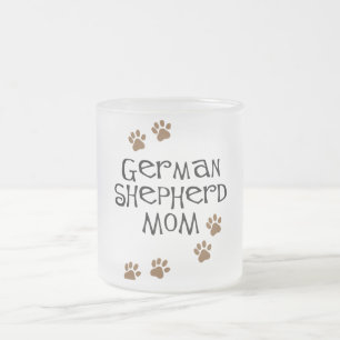 German Shepherd Mam Matglas Koffiemok