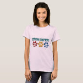 GERMAN SHEPHERD Mam Paw Print 1 T-shirt (Voorkant volledig)
