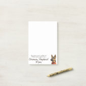 German Shepherd Mam Post-It Notes (Op bureau)