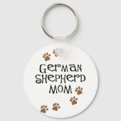 German Shepherd Mam Sleutelhanger (Voorkant)