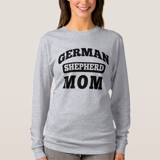 German Shepherd Mam T-shirt (Voorkant)