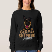 German Shepherd Mama Black and Tan German Shepherd Trui (Voorkant)