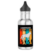 German Shepherd MAMA, Blue Brown on Dames Black Waterfles (Links)