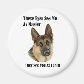 German Shepherd Master Magneet (Voorkant)