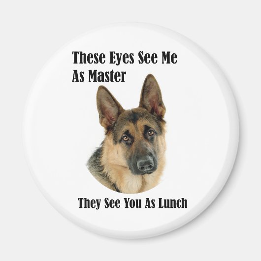 German Shepherd Master Magneet (Voorkant)