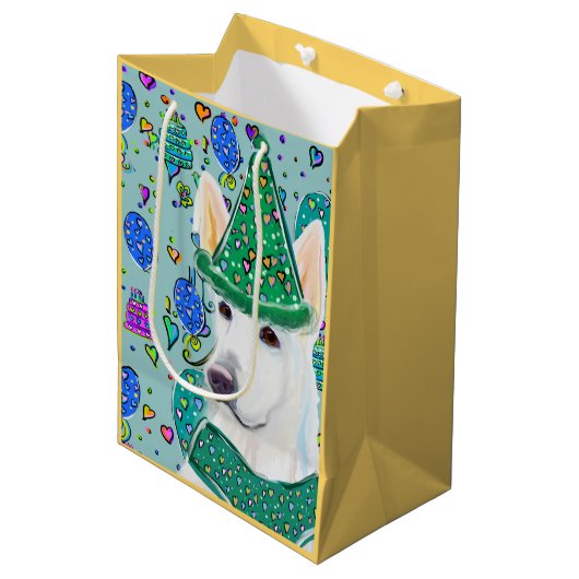 GERMAN SHEPHERD MEDIUM CADEAUZAKJE (Voorkant Gekanteld)