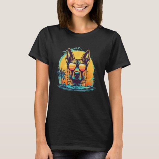 German Shepherd Men Women Kids_2 T-shirt (Voorkant)