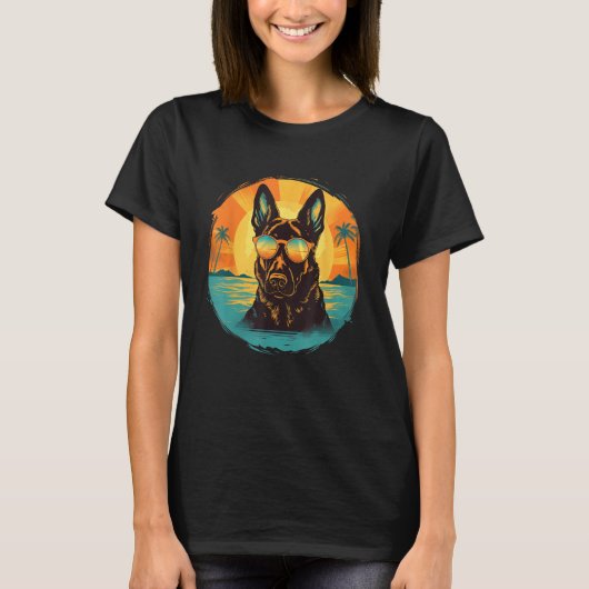 German Shepherd Men Women Kids_3 T-shirt (Voorkant)