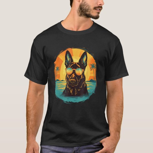 German Shepherd Men Women Kids_3 T-shirt (Voorkant)