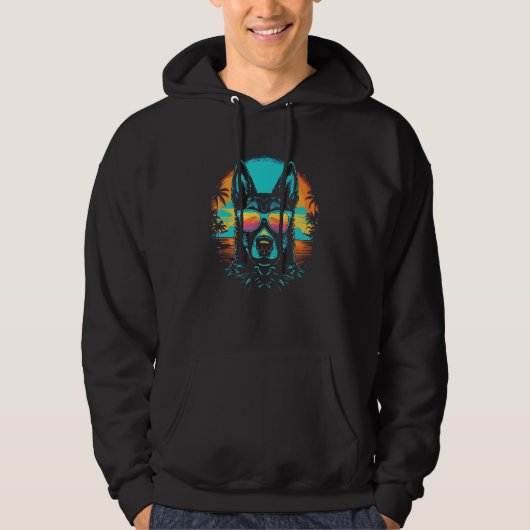 German Shepherd Men Women Kids Hoodie (Voorkant)