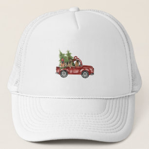 German Shepherd Merry Kerstideeën Dog Cosplay Trucker Pet