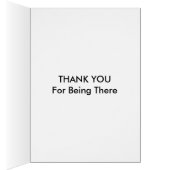 German Shepherd Mirrored Distortion Thank You Card (Binnen (Rechts))