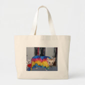 German Shepherd Modelling Grote Tote Bag (Voorkant)