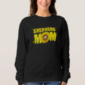 German Shepherd Mom For Women Sunflower Shepherd G Trui (Voorkant)