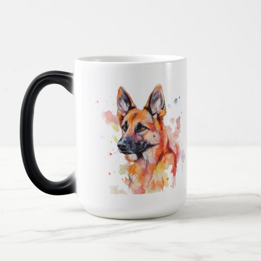 German Shepherd Motivatie Magische Mok (Links)