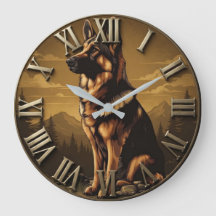German Shepherd Mountains Dog Art | Pet Owner Gift