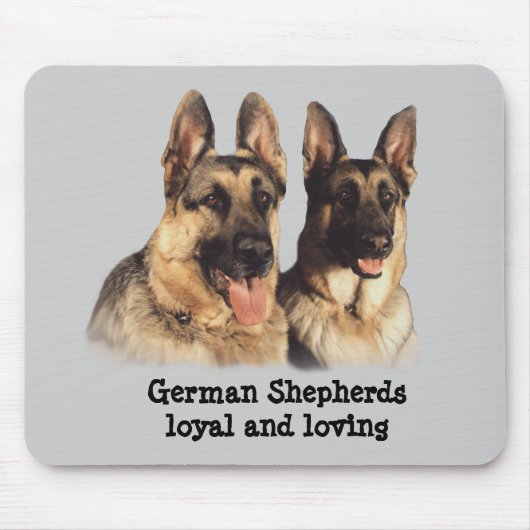 German Shepherd Mousepad Muismat (Voorkant)