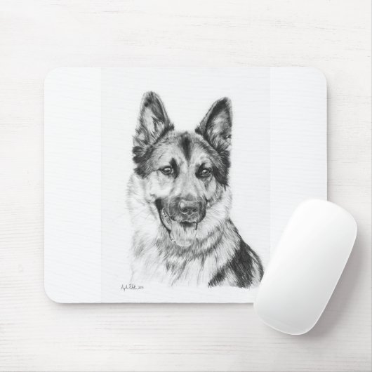 German Shepherd MousePad Muismat (Met muis)