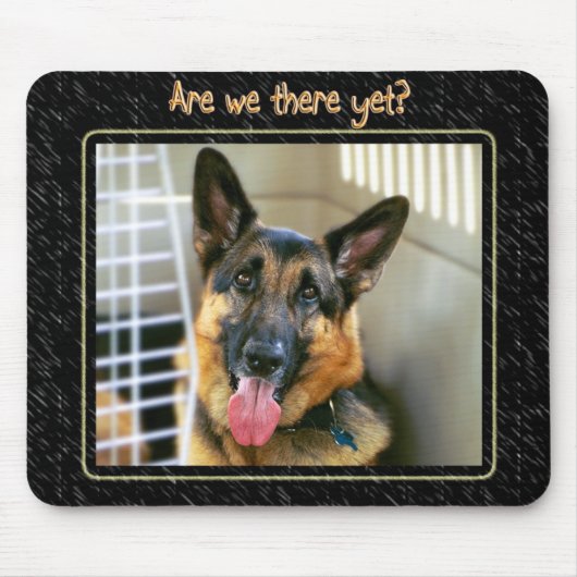 German Shepherd Mousepad Muismat (Voorkant)