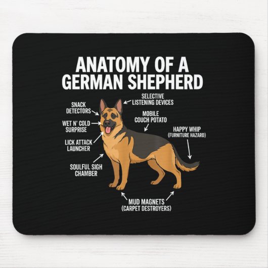 German Shepherd  Muismat (Voorkant)