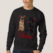 German Shepherd My Dog Is My Valentine Trui (Voorkant)