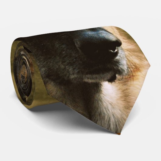 German Shepherd Necktie Stropdas (Opgerold)