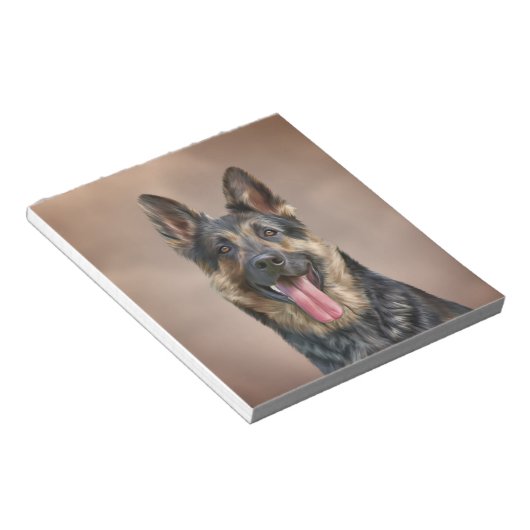 German Shepherd Notitieblok (Schuin)