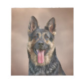 German Shepherd Notitieblok (Voorkant)