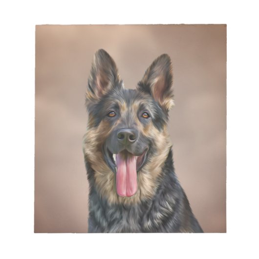 German Shepherd Notitieblok (Voorkant)